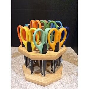 Kraft Edger Scissors With Carousel Set of 15 Decorative Craft Paper Scissors